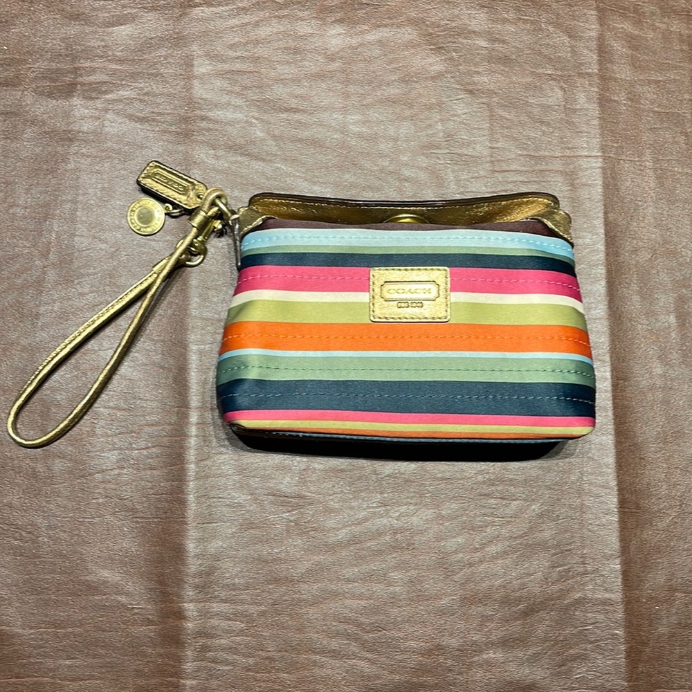 Coach Legacy Turn Lock Wristlet
